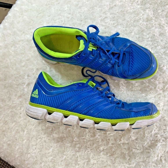Adidas blue and shop green shoes